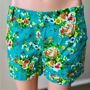 Dear John Floral Teal Shorts
